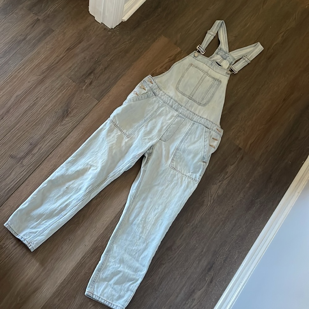 Gap Denim Light Wash Overalls